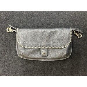 Harley Davidson Women's Genuine Cowhide Black Leather Hip Bag #99417-13VW H1